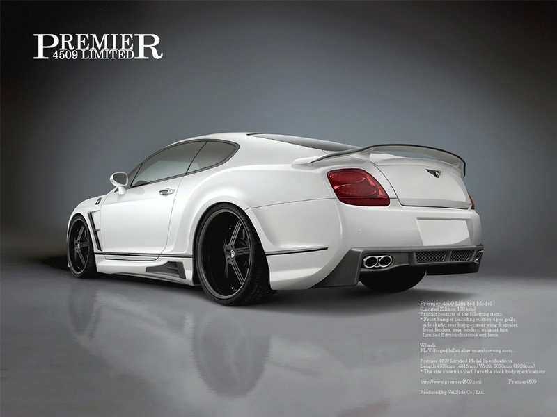 The Continental GT Wide Body package is at 100 units and each gets its own 
