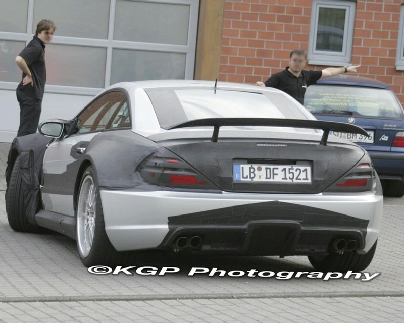 Mercedes SL 65 Black Series more details and spy photo 