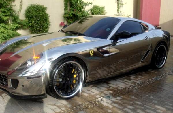 inspired this Saudi Arabian Ferrari owner to chrome his 599 GTB Fiorano