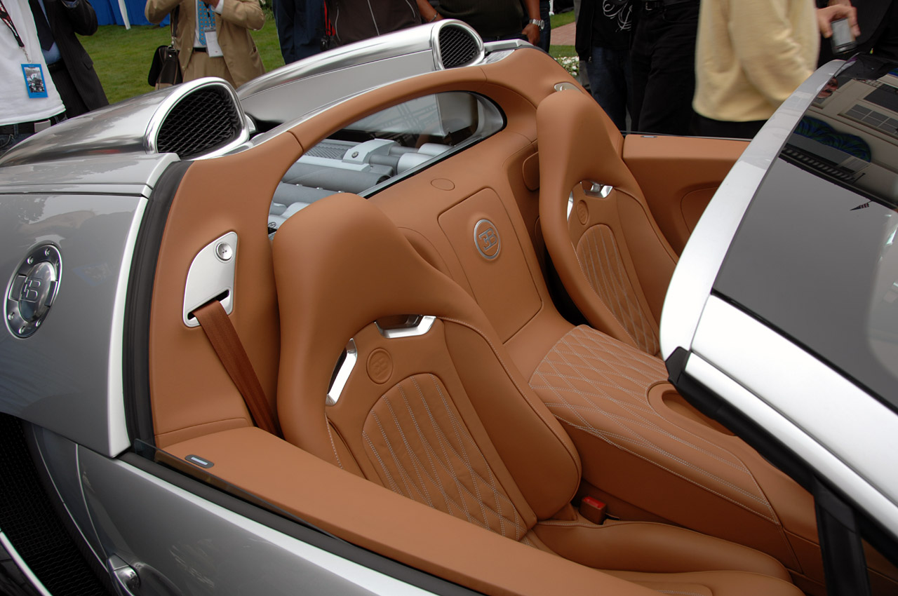 bugatti veyron grand sport interior