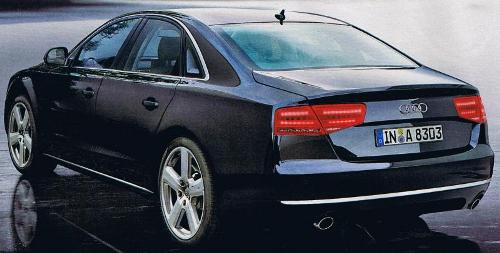 New Audi S8 2011. At first new A8 will