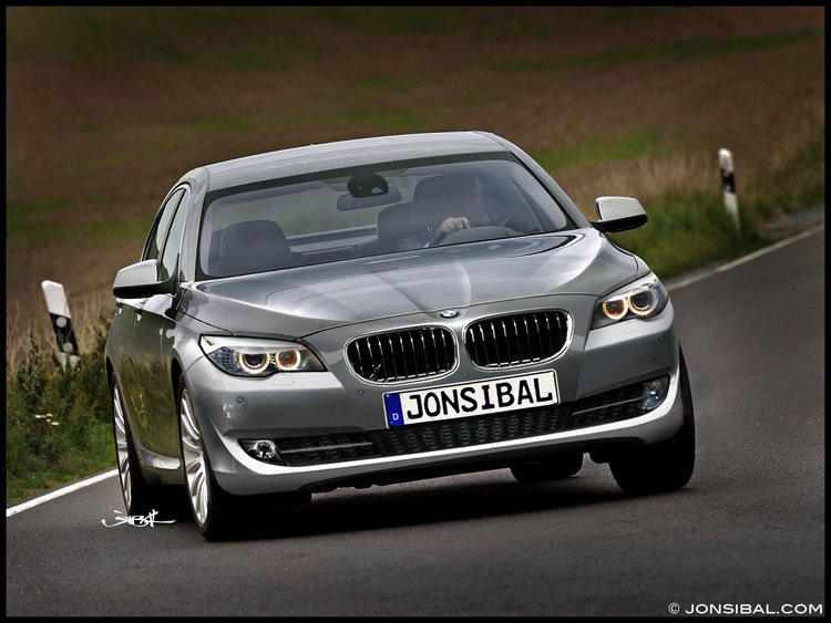 Bmw 5 Series. 2011 BMW 5-Series renderings