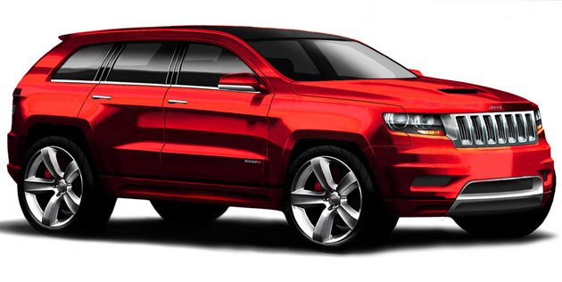 Jeep Grand Cherokee SRT8 design sketch img_1 « It's your auto world :: New 