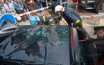 BMW 3-Series Touring crash between  Tram and Traffic Pole Tallin, Estonia img_9